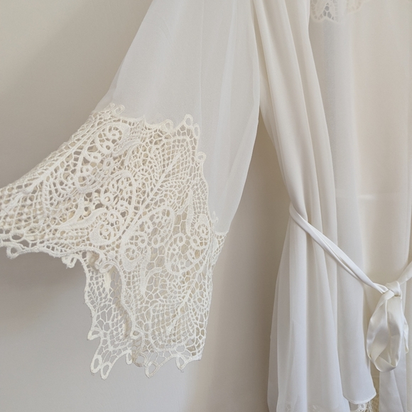 Yoana Baraschi Bhldn Bridal Robe Anthropologie - Picture 1 of 5